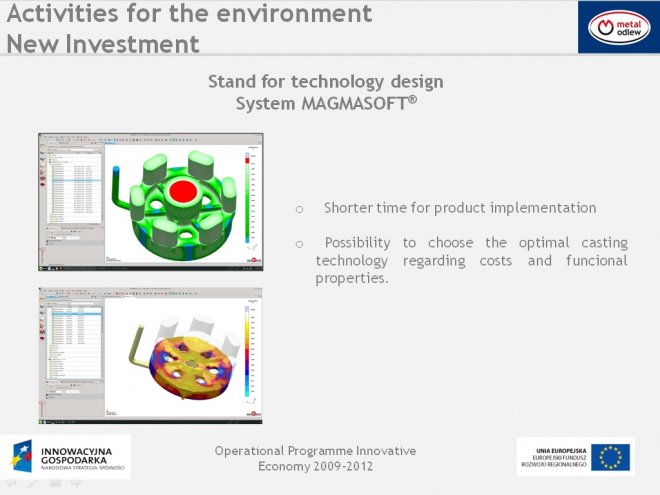 Stand for technology design System MAGMASOFT®